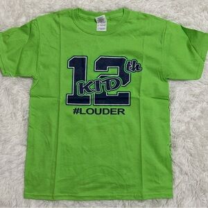 💚 Seattle Seahawks “12th Kid” HandCuffs T-Shirt – Youth 💙 Multiple sizes